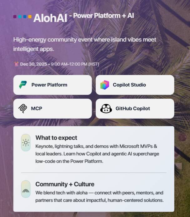 AlohAI - Power Platform + AI
