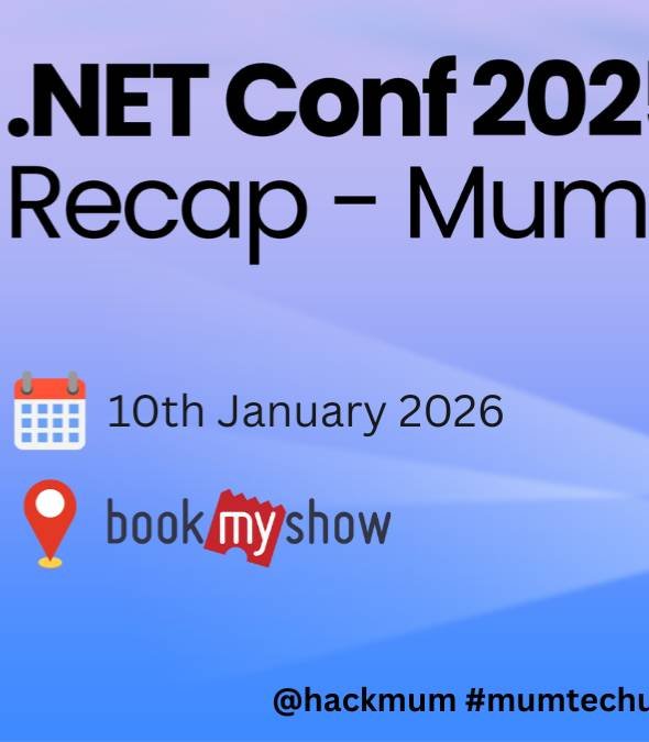 .NET Conf 2026 Recap - Mumbai