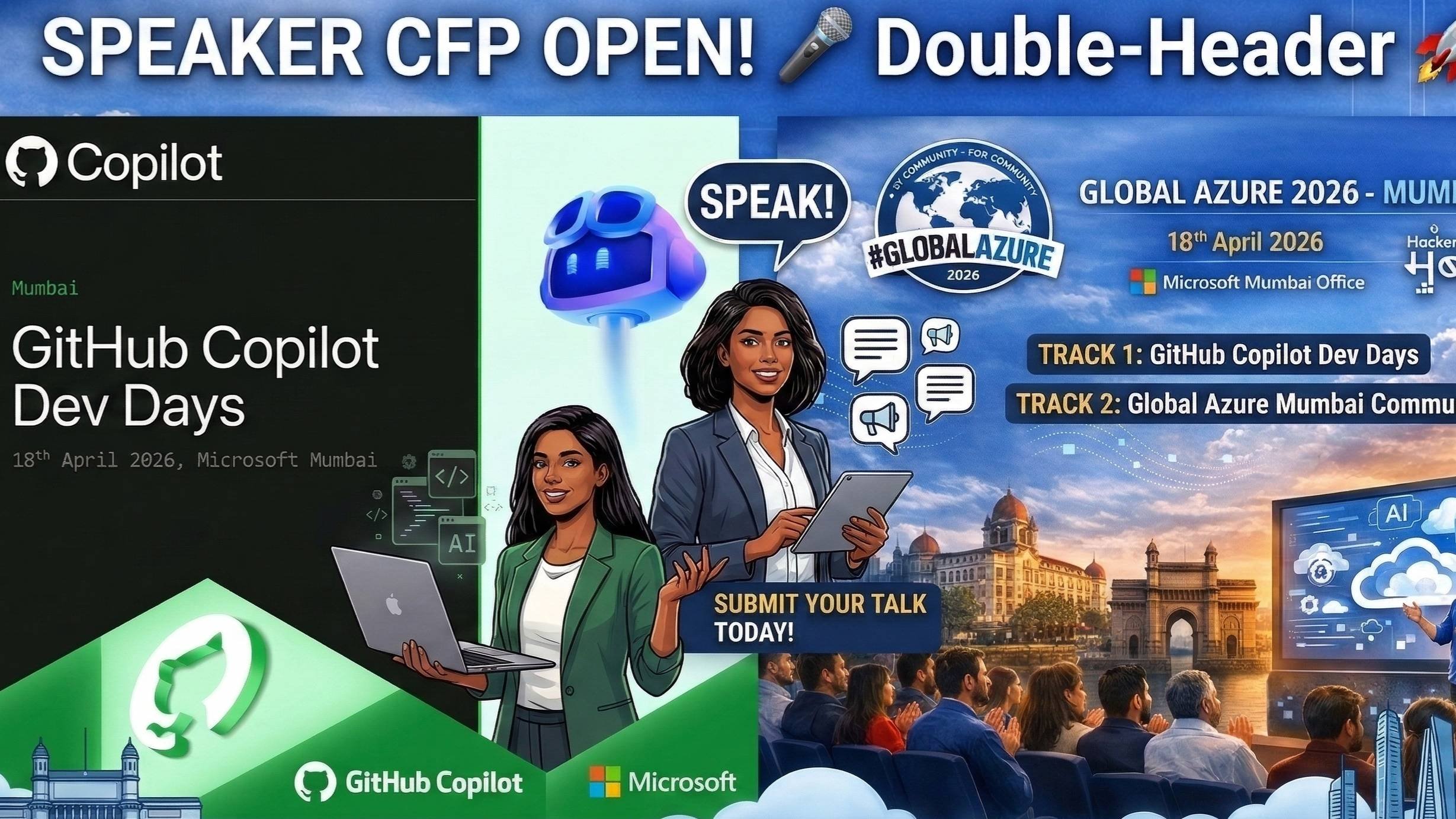 GitHub Copilot Dev Days + Global Azure 2026 - Mumbai